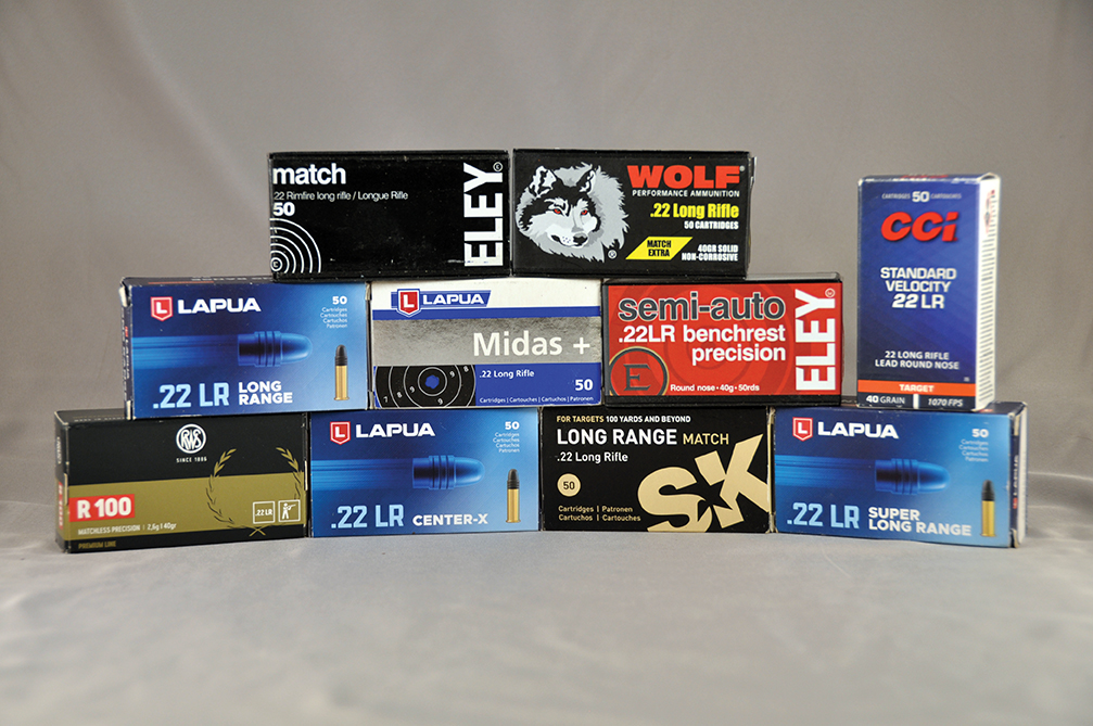 .22 Caliber ammunition tested.